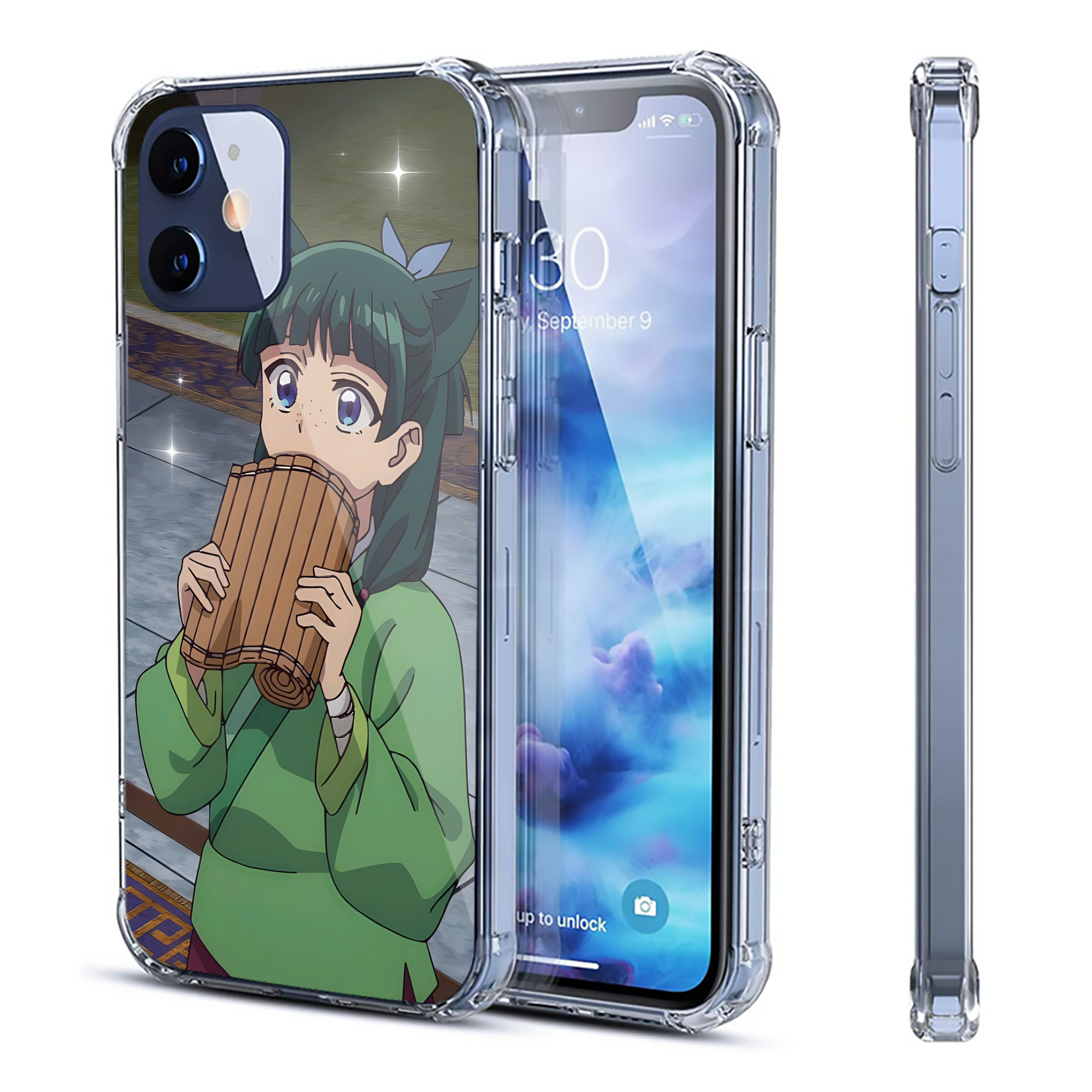 （画像用） 薬屋のひとりごと The Apothecary Diaries 【iPhone 12シリーズ対応】透明スマホケース（クリアソフトケース）